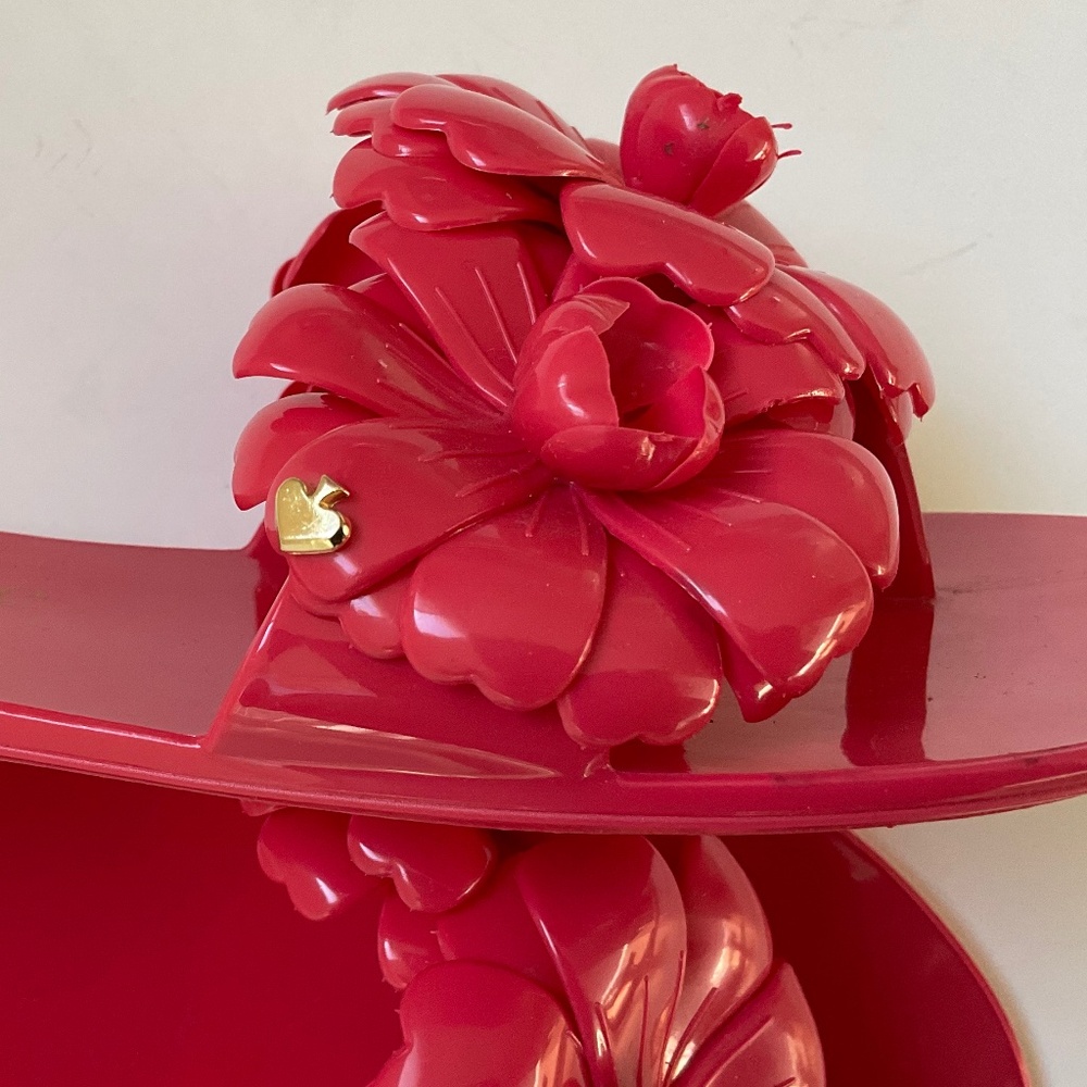 KATE SPADE Jaylee Floral Women's Jelly Sandals Size 7 NEW - Picture 9 of 9